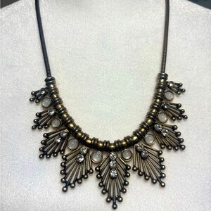Antique Gold Statement Necklace
